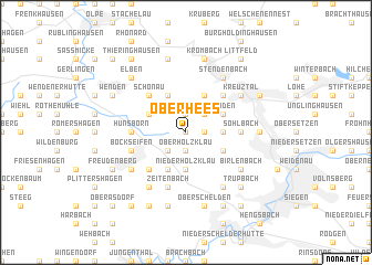 map of Oberhees
