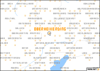 map of Oberheikerding