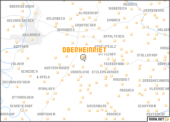 map of Oberheinriet