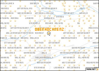 map of Oberhochrenz