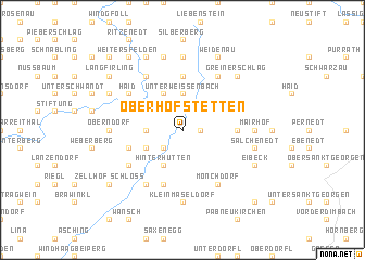 map of Oberhofstetten