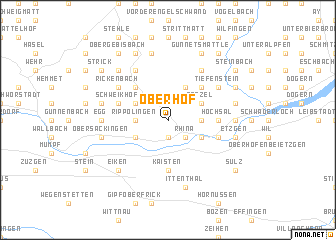 map of Oberhof