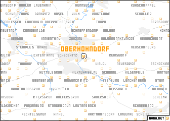 map of Oberhohndorf