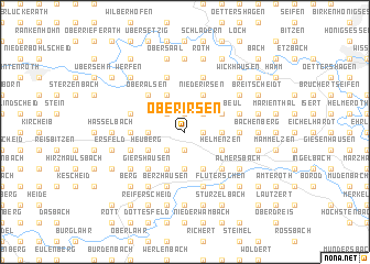 map of Oberirsen