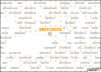 map of Oberkaging