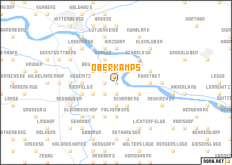 map of Ober Kamps