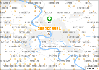 map of Oberkassel