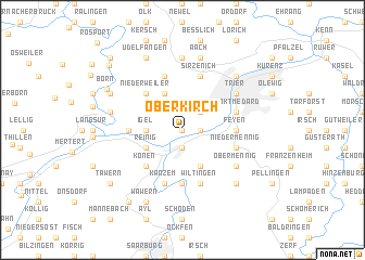 map of Oberkirch