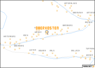 map of Oberkosten