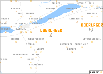map of Ober Läger