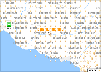 map of Oberlangnau