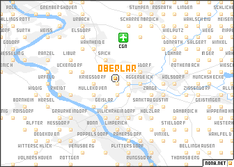 map of Oberlar