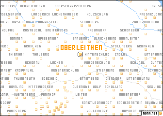 map of Oberleithen