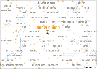 map of Oberleuken