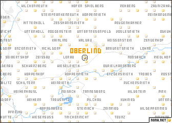 map of Oberlind