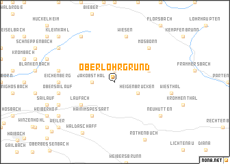 map of Oberlohrgrund