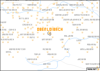 map of Oberloibach