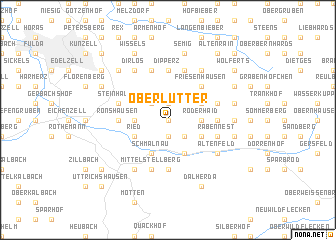 map of Oberlütter