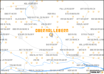 map of Obermallebern