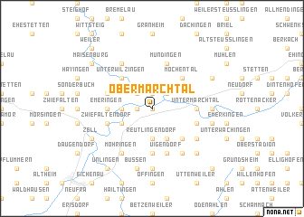 map of Obermarchtal