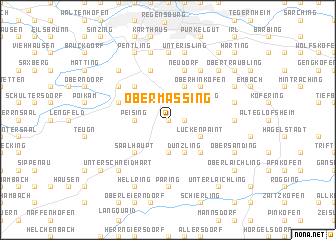 map of Obermassing