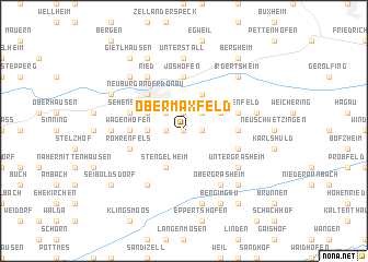 map of Obermaxfeld