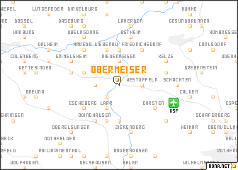 map of Obermeiser