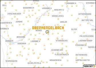 map of Ober Mengelbach