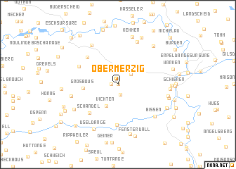 map of Ober-Merzig