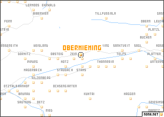 map of Obermieming