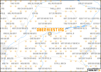 map of Obermiesting