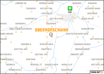 map of Obermorschwihr