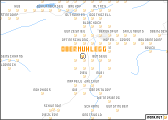 map of Obermühlegg