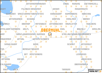 map of Obermühl