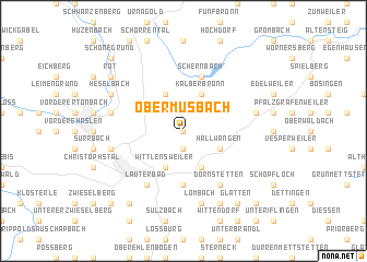 map of Obermusbach