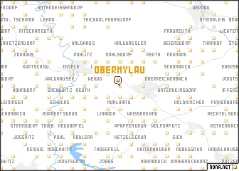 map of Obermylau