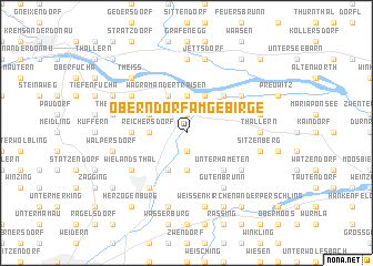 map of Oberndorf am Gebirge