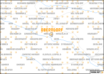 map of Oberndorf