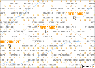 map of Oberndorf