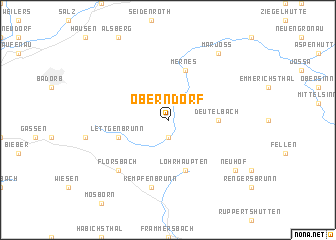 map of Oberndorf