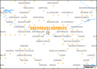 map of Oberneuschönberg