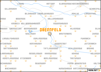 map of Obernfeld