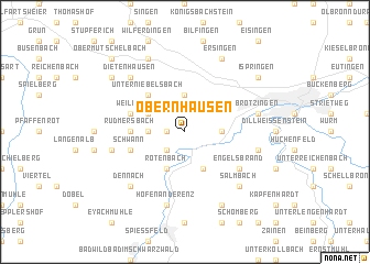 map of Obernhausen