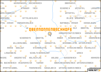 map of Obernonnenbachhöfe
