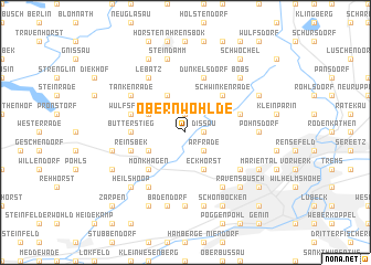map of Obernwohlde