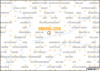 map of Oberolzing