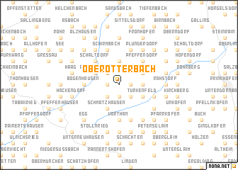 map of Oberotterbach