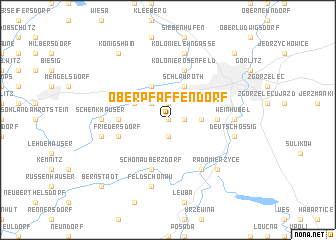 map of Ober Pfaffendorf