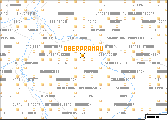 map of Oberpramau