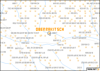 map of Oberrakitsch